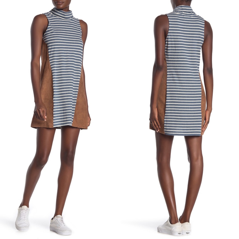 Turtleneck A-Line Dress